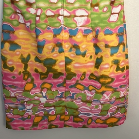 A-list BY WRAPPED•SIZE 3•SHEATH STYLE DRESS•SLEEVELESS•MULTI COLORED - Picture 6 of 13